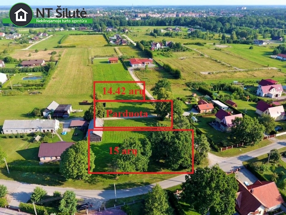 PARDUODAMI NAMŲ VALDOS ŽEMĖS SKLYPAI ŠILUTĖS RAJ. PAGRYNIŲ K. 