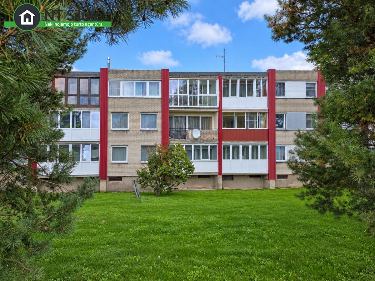 PARDUODAMAS ERDVUS 3 KAMBARIŲ BUTAS RUSNĖJE, DONELAIČIO G. 7 (19)