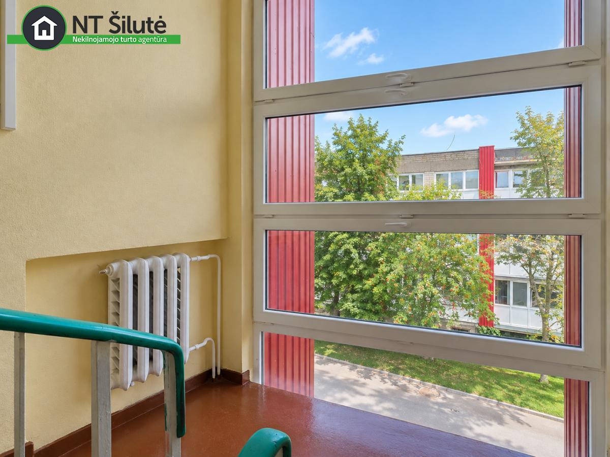 PARDUODAMAS ERDVUS 3 KAMBARIŲ BUTAS RUSNĖJE, DONELAIČIO G. 7 (15)