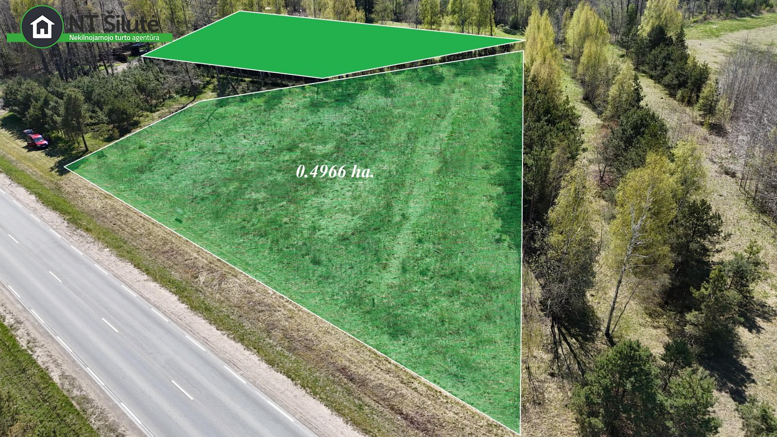 Parduodamas 0,4966 ha namų valdos sklypas Barzdūnų k., (2)