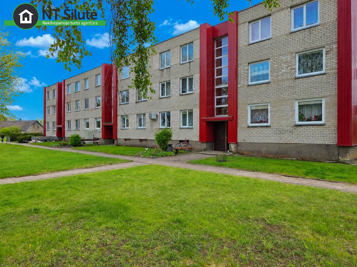 PARDUODAMAS 3 KAMBARIŲ BUTAS GRABUPIŲ K., VINGIO G. 2, ŠILUTĖS R. SAV. (34)