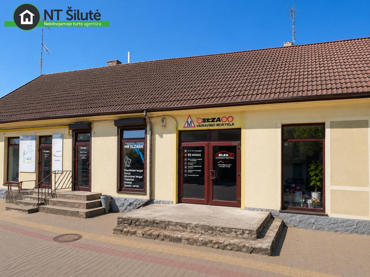 PARDUODAMOS KOMERCINĖS PATALPOS ŠILUTĖJE, TILŽĖS G. 7 (2)