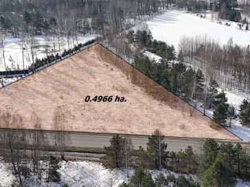 Parduodamas 0,4966 ha namų valdos sklypas Barzdūnų k.,57