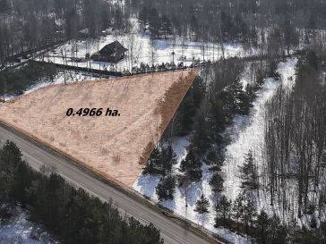 Parduodamas 0,4966 ha namų valdos sklypas Barzdūnų k.,