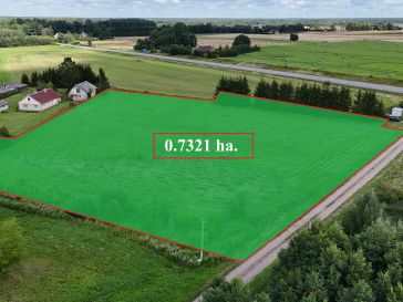 Parduodamas 0,7321 ha komercinės paskirties žemės sklypas