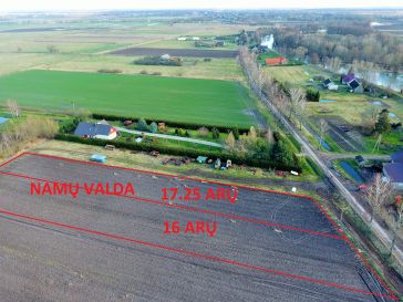 PARDUODAMAS 16 ARŲ NAMŲ VALDOS ŽEMĖS SKLYPAS PAKALNĖS K.61