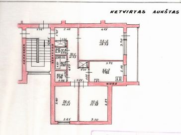 PARDUODAMAS 3-JŲ KAMBARIŲ BUTAS 