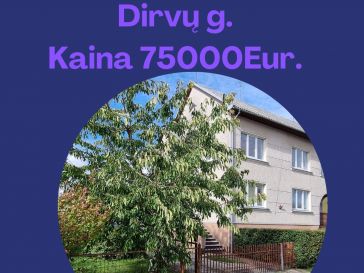 PARDUODAMAS GYVENAMAS NAMAS DIRVŲ G. 38
