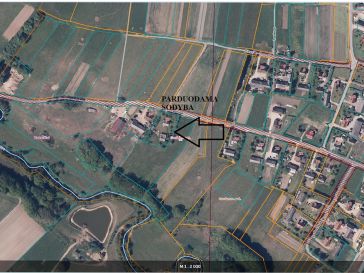 PARDUODAMAS GYVENAMAS NAMAS SU 0.2495 HA. ŽEMĖS SKLYPU